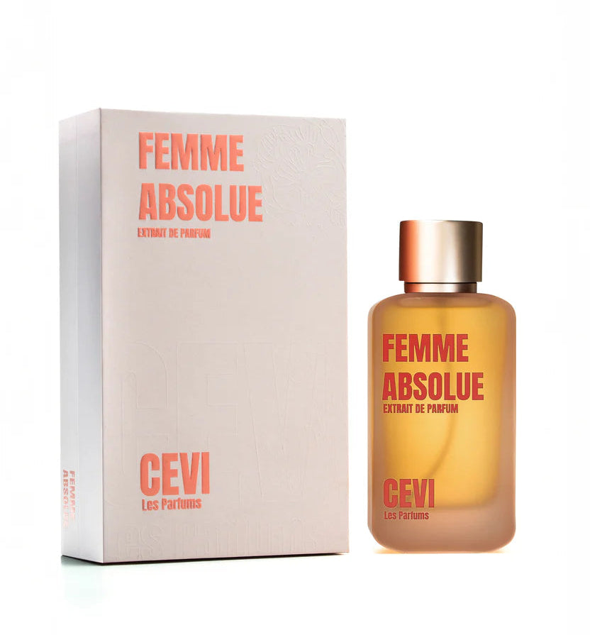 Femme Absolue by CEVI fragrance bottle floral fruity gourmand perfume for women